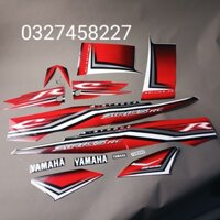 Bộ tem dán xe Sirius màu đỏ RC