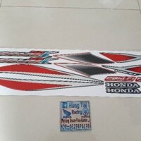 Bộ tem dán xe WAVE 110i màu đỏ Fi hàng thái