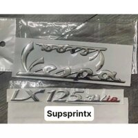 BỘ TEM DECAL VESPA LX 125 3Vie