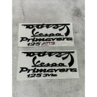 BỘ TEM ĐEN DÀNH CHO VESPA PRIMAVERA 125 (3VIE;ABS)