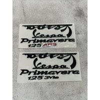 BỘ TEM ĐEN DÀNH CHO VESPA PRIMAVERA 125 (3VIE;ABS)