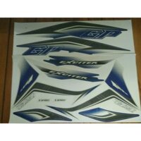 Bộ tem Exciter 135 2011 xanh Gp hàng theo xe