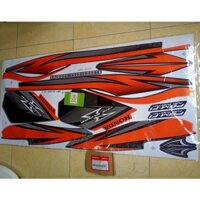 Bộ tem Honda Airblade thái [ 2010 ] cam đen nhập