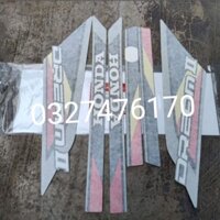 Bộ tem hồng chữ lớn xe DREAM thái zin chính hãng