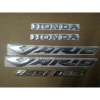 Bộ tem nổi Vario 2019 chữ honda