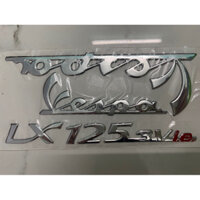 Bộ tem nổi Vespa LX 125cc 3Vie hàng nhập Thái Lan chất lượng cao dành riêng cho dòng xe này, tem nổi màu sắc cực đẹp