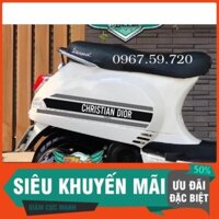Bộ Tem Rời Dán Xe Christian Dior Vespa LX