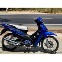 Bộ tem rời dán xe Wave A 110 xanh dương mẫu team lửa cực hot-  Hàng cao cấp, không bay màu