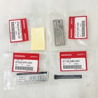 Bộ tem thông số Wave Thái 110 Zin Honda Thái Lan - 87507-KEV-900/ 87560-KW7-901ZD/ 87505-KPH-900/ 87125-GB0-900