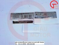 BỘ TEM THÔNG SỐ XE WAVE THÁI