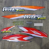 Bộ tem Wave Thái 110 đời 99 màu xanh nhớt hàng nhập Thái Lan chất lượng cao dành t ran g tr lí riê n g cho dòng xe này