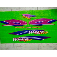 Bộ tem wave Thái 110 màu đỏ đời 99 nhập Thái Lan chất lượng cao dành trang trí riêng cho dòng xe này