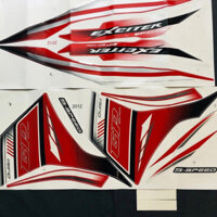 Bộ tem xe 3 lớp EXCITER 135cc đời 2013 thích hợp dán các dòng xe ex 135 5 số từ 2011-2015 keo bám dính tốt, màu bền lâu