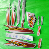 BỘ TEM XE DREAM EXS màu cam