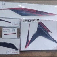 Bộ tem xe EXCITER 150 đỏ đen 2017 zin chính hãng