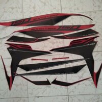 Bộ tem xe exciter Rc 150 2017 màu đỏ đen hàng nhập Thái Lan theo xe nhập khẩu thái lan dành riêng cho dòng xe này