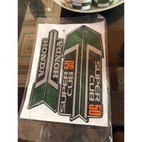 Bộ tem xe honda cub 3 lớp