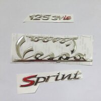 Bộ tem xe máy  Vespa Sprint 125 3vie,decal dán sườn Vespa