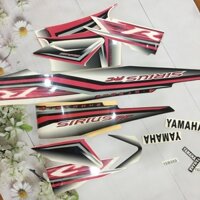 Bộ Tem Xe Sirius - Sirius RC màu Đen Trắng -tem 3 lớp siêu bền