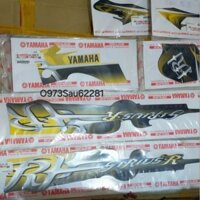 Bộ tem xe SIRIUS vàng kiếm zin Yamaha chính hãng