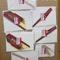 Bộ tem xe Super DREAM Việt 2000, 2001 zin chính hãng