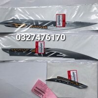 Bộ tem xe Wave A đời 2015 màu đen zin chính hãng