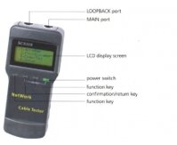 Bộ test và đo chiều dài cáp mạng, cáp điện thoại, cáp đồng trục SC8108