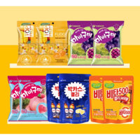 Bộ thạch K-food 5 10 ea (Bacchus jelly × 2 + Vita 500 × 2 + Mygumi nho × 2 + Mygumi đào × 2 + Mango jelly × 2)
