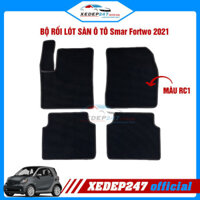 Bộ thảm rối lót chân ô tô 2 chỗ xe Smart Fortwo từ năm 2011 đến 2021 dễ vệ sinh, không mùi hôi