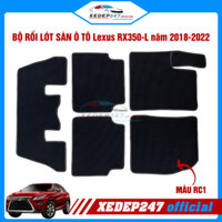 Bộ thảm rối lót chân ô tô 6 chỗ và 7 chỗ xe Lexus RX350-L từ năm 2018 đến 2022 dễ vệ sinh