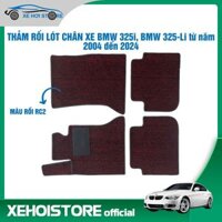 Bộ thảm rối lót chân ô tô dành cho xe 5 chỗ BMW 325i, BMW 325-Li 2004-2024