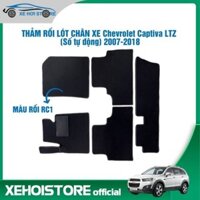 Bộ thảm rối lót chân ô tô dành cho xe 7 chỗ Chevrolet Captiva LTZ SỐ TỰ ĐỘNG 2007-2018