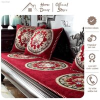 Bộ thảm trải ghế, đệm ghế gỗ sofa tây âu nhập khẩu cao cấp, bộ đệm ghế gỗ hoàng gia êm ái sang trọng giá rẻ