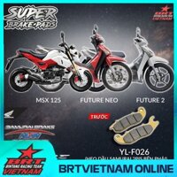 Bố thắng đĩa trước BRT dành cho Future Neo - Future 2 - MSX Hoặc dùng cho Heo Nissin Samurai bên phải