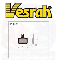 Bố thắng dĩa xe đạp Vesrah BP-052 cho thắng Shimano XTR / XT / SLX / DURAACE, ULTEGRA, 105, TIAGRA, GRX