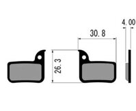 Bố thắng / má phanh dãi xe đạp Vesrah Road Corsa SRAM Red, Force, CX1, Rival và Level