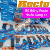 Bố thắng RECTO đủ các dòng xe - Má phanh RECTO CHÍNH HÃNG