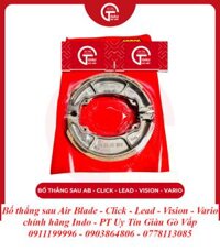 Bố Thắng Sau Air Blade - Click - Lead - Vision - Vario Chính Hãng Indo