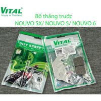 Bố thắng trước + sau NOUVO/ NOUVO LX/ NOUVO SX hiệu VITAL - Má phanh xe máy, bố thắng đĩa VITAL chính hãng Thái lan