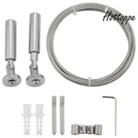 Bộ thanh dây rèm treo tường để trưng bày nghệ thuật - Dây treo ảnh bằng thép không gỉ Dây phơi quần áo Dây rèm cửa sổ Dây căng Đồ thủ công đa năng (5 mét) hottoppe.vn