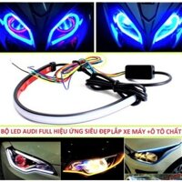 BỘ THANH LED CHẠY HIỆU ỨNG AUDI TRANG TRÍ XE MÁY VÀ ÔTÔ CỰC ĐẸP