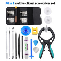 Bộ tháo dỡ tuốc nơ vít 40 trong 1 đa đặc điểm đầu hàng thanh pry kết hợp điện thoại di động sửa chữa máy tính xách tay công cụ màn hình mở