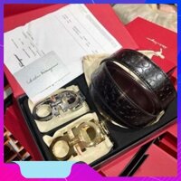 Bộ Thắt Lưng Nam 2 Mặt Salvatore Cao Cấp Đầy Đủ Hộp [shopgiadunguytin24h]