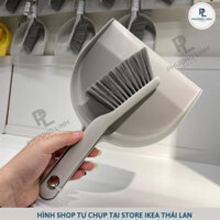 Bộ thau hót rác và chổi quét mini cán ngắn tiện dụng PEPPRIG - Chính hãng IKEA