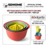 Bộ thau nhựa 4 món Tasty Colors