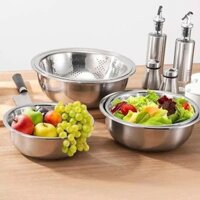 BỘ THAU RỔ INOX 5 MÓN