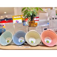 Bộ Thau Rổ Nhựa Cao Cấp Yoko INOCH - Nhựa Cao Cấp Chắc Chắn Sang Trọng, Gọn Gàng, An Toàn Cho Sức Khoẻ - 30cm,Hồng Nhạt