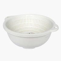 Bộ thau rổ nhựa Nhật Bản Sanada 1.1L (Trắng) - Hachi Hachi Japan Shop