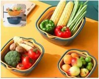 Bộ thau rổ nhựa sáu món