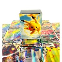 Bộ Thẻ Bài Chơi Pokemon 100 thẻ PCS Vmax cards Chơi Đối Kháng New Đẹp